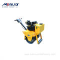 Walk-behind heavy duty road roller with double drum